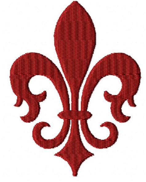 Fleur De Lis Embroidery Designs Etsy