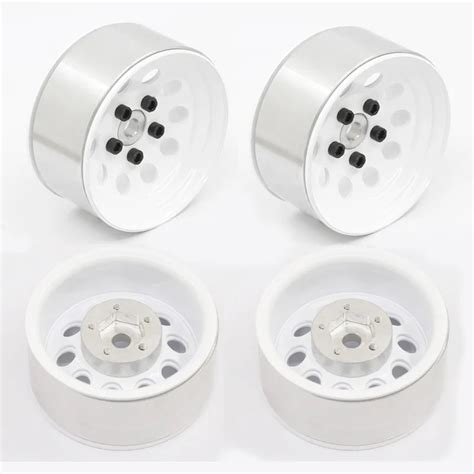 4PCS RC Crawler 1 10 Metal Wheel Rim 1 9 Inch BEADLOCK For 1 10 Axial