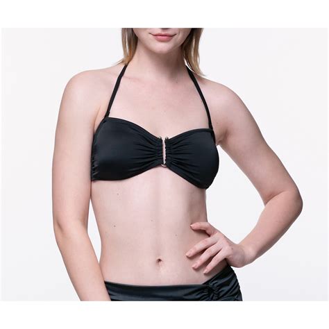 Soutien de biquíni bandeau eureka preto Dorina La Redoute