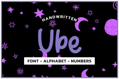 Ube Font Aplhabet Graphic By Fromporto Creative Fabrica