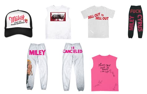 Miley Cyrus merch collection - Consequence