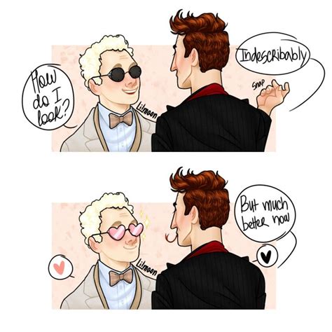 Pin By Melodious Nocturne On Good Omens Good Omens Book Cute Gay Angels And Demons