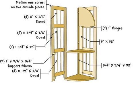 The Runnerduck Folding Shelf Step By Step Instructions Craft Display