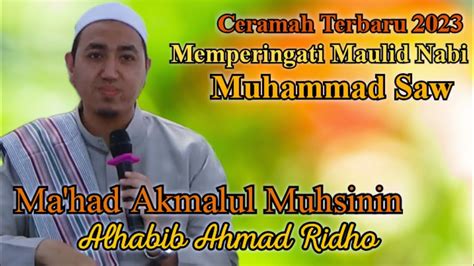 Live Alhabib Ahmad Ridho Menjadi Manusia Sukses Persi Siapa