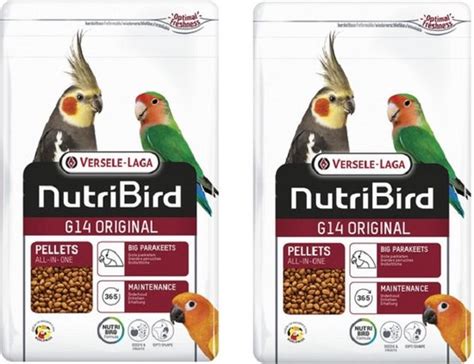 Parkietenvoer Nutribird G14 Original Grote Parkietenvoer Versele Laga