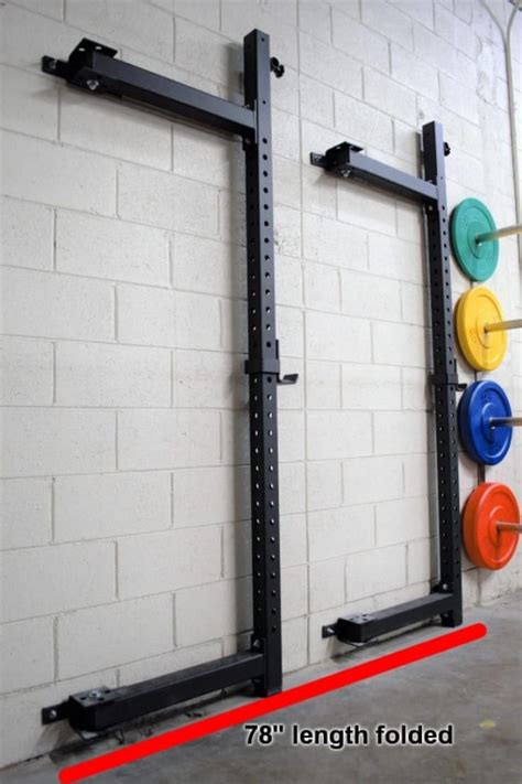 Foldable Wall Mounted Squat Rack USA - Juke Gyms