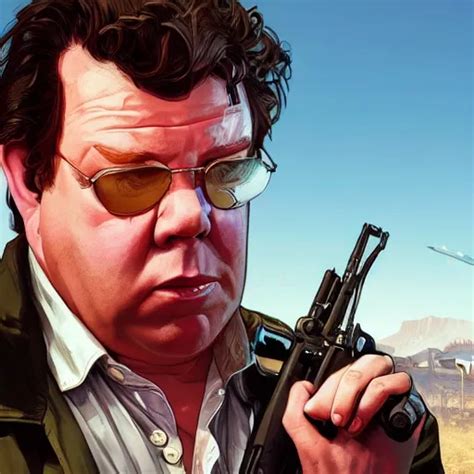 KREA GTA5 Cover Art Grand Theft Auto Poster George Wendt As A