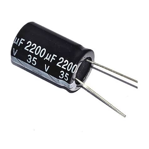 ELE CAP 2200 35V 16X25 8000 Hours Glan Electrolytic Capacitors