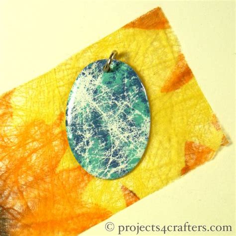 Efcolor Enamelling Fibre Paper Stencil Pendant Stencils Alcohol Ink