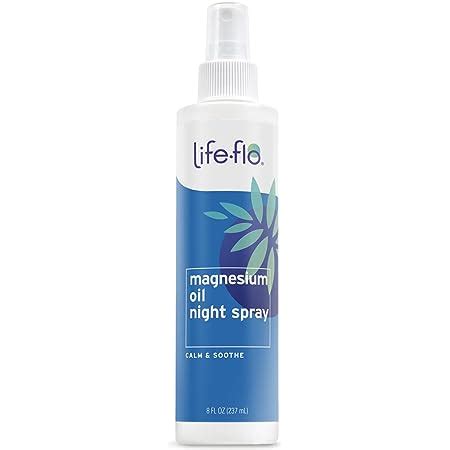 Amazon Life Flo Pure Magnesium Oil Spray W Concentrated Magnesium