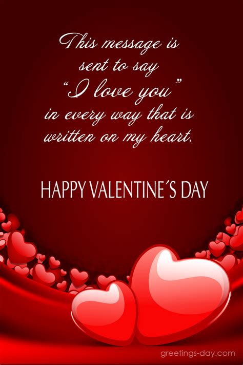 Valentine's Day card messages to Him. Sent Cards to Social.