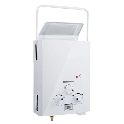 Portable LPG Propane Gas 6L Hot Water Heater Tankless Instant Boiler Outdoor Walmart