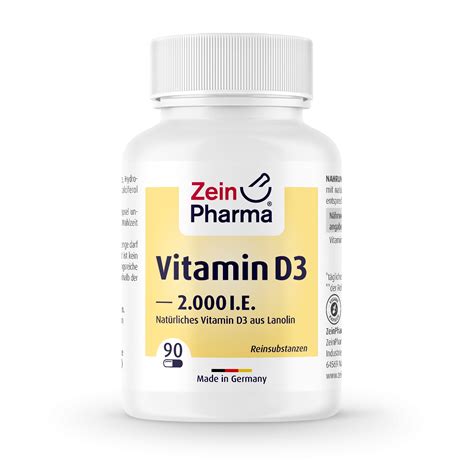 Zeinpharma Vitamin D Kapseln I E