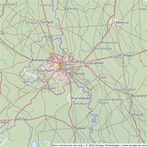 Noida Political Map