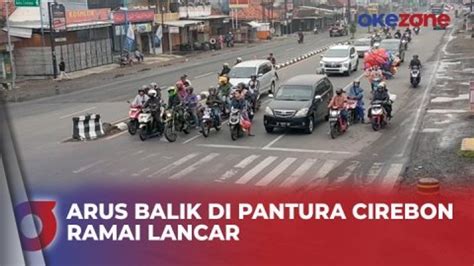 H 5 Arus Balik Lebaran Jalur Arteri Pantura Cirebon Ramai Lancar