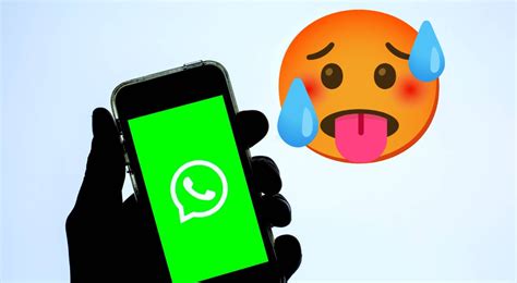 WhatsApp Qué significa verdaderamente el emoji de la carita roja sudando