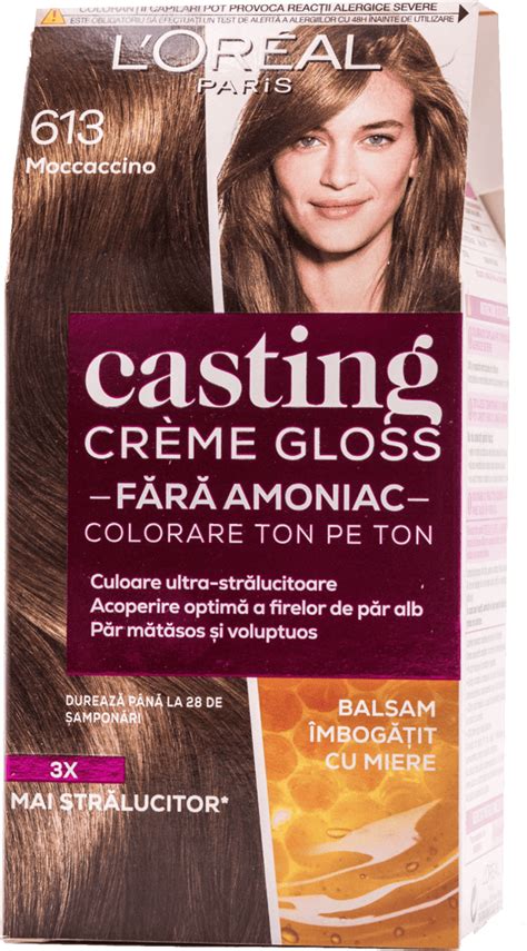 L ORÉAL PARIS CASTING CREME GLOSS Vopsea păr 613 iced mocaccino 1 buc