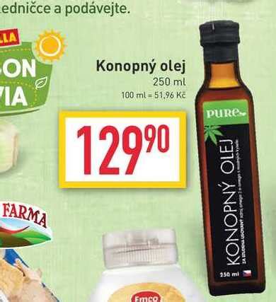 ARCHIV Konopný olej 250 ml v akci platné do 20 3 2022 AkcniCeny cz