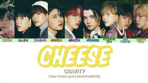 Cravity Cheese Lyrics 크래비티 Cheese 가사 Color Coded Lyrics Hanromeng