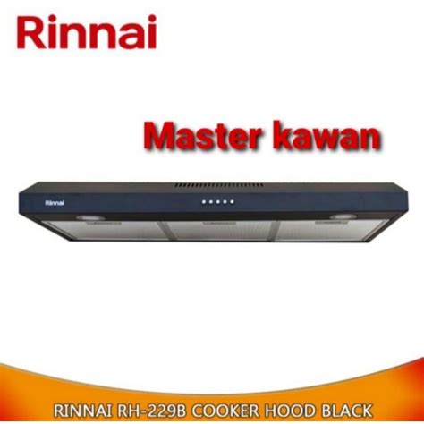 Jual Cooker Hood Rinnai Rh B Hitam Penghisap Asap Kompor Rinnai