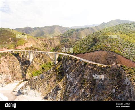 Aerial view of Big Sur coastline, California Stock Photo - Alamy