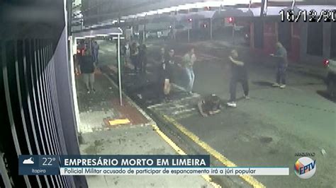 PM acusado de matar empresário espancado na saída de bar em Limeira vai