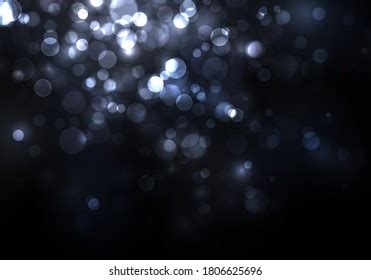 Blurred Bokeh Light On Black Background Stock Vector Royalty Free