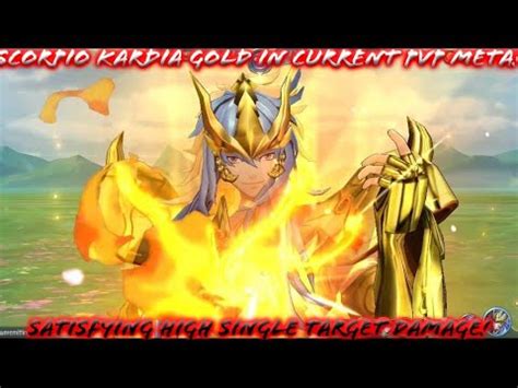 Saint Seiya Awakening Kotz Scorpio Kardia Gold Current Pvp Meta