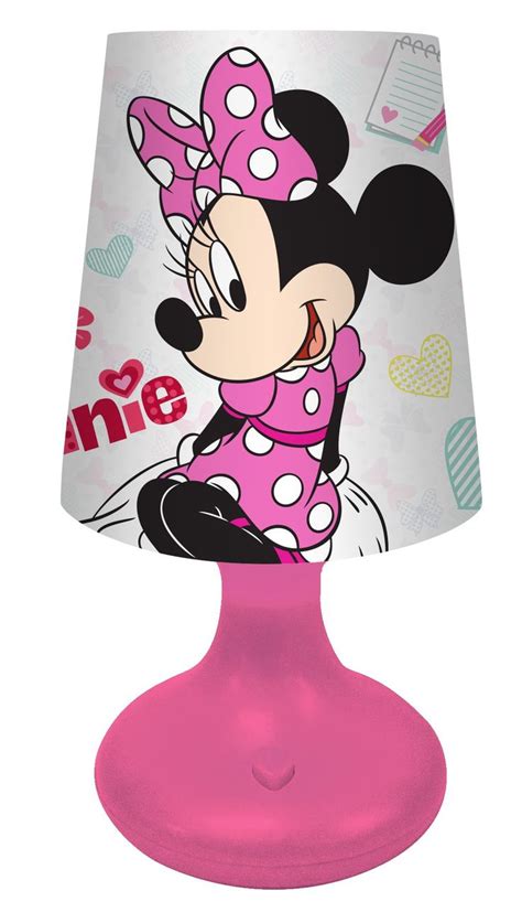 Pequeña Lámpara Led Minnie Y Mickey 68959 De Joy Toy Minnie Mickey