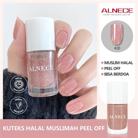 Jual Alnece Warna Bisa Di Kupas Kutek Halal Muslimah Kutek Peel Off