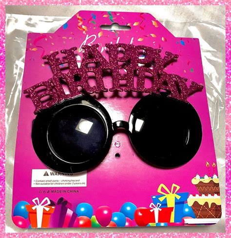 Happy Birthday Glasses, Hobbies & Toys, Stationary & Craft, Occasions ...