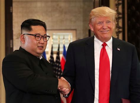 File Photo President Donald Trump And North Koreas Leader Kim Jong Un