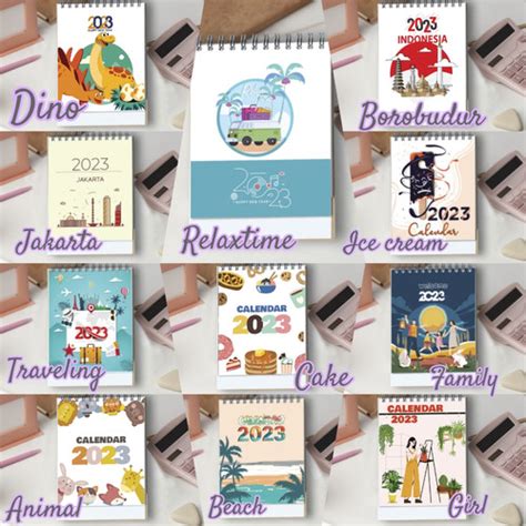 Jual Kalender Meja Mini Kalender Lengkap Kalender Mini