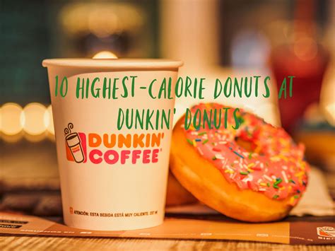 10 Highest-Calorie Donuts at Dunkin' Donuts - The Coconut Mama