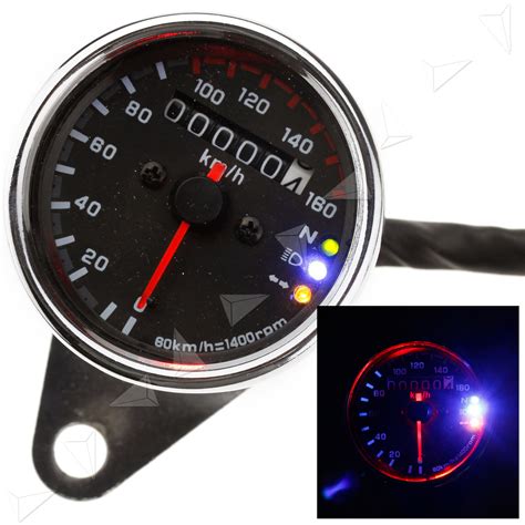 Universal Motorcycle Dual Odometer Speedometer Gauge Wiring Diagram