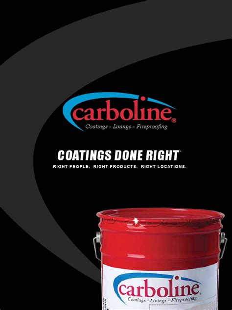 Carboline Brochure Epoxy Corrosion