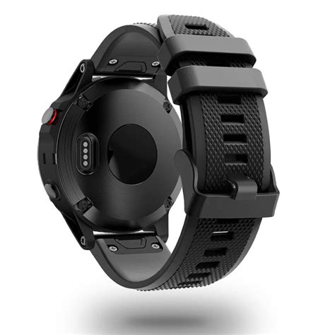 Gumowy Pasek Do Garmin Fenix Pro Czarny Gk Protection