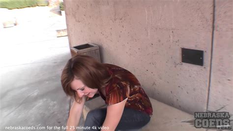 Hot Nebraska College Student Nude Outdoors In Lincoln