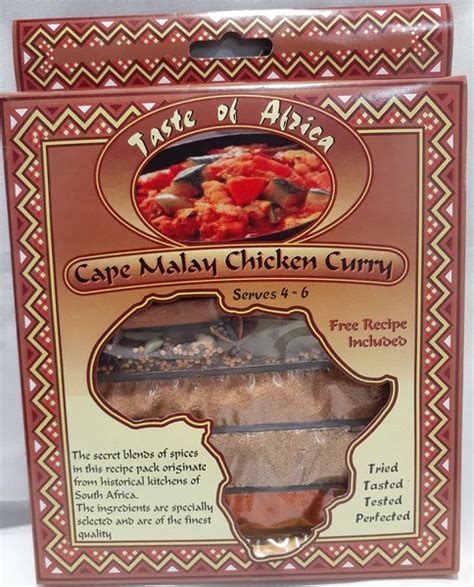 Taste Of Africa Cape Malay Chicken Curry 54g A Taste Of Home