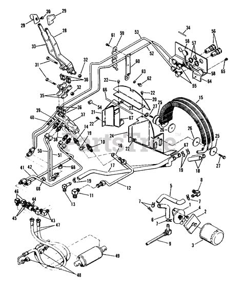 Simplicity 4041 990954 Simplicity Power Max Garden Tractor Hydraulic System Parts Lookup