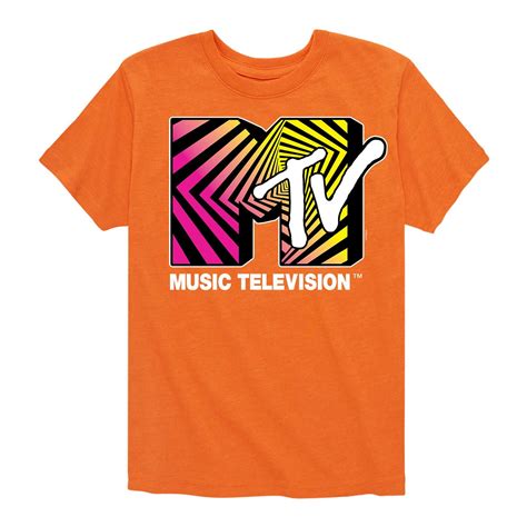 Mtv Logo Optical 80s Toddler And Youth Short Sleeve Graphic T Shirt