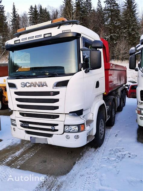 Wywrotka Scania R580 8x4 GEHAB FULL STEEL RETARDER na sprzedaż