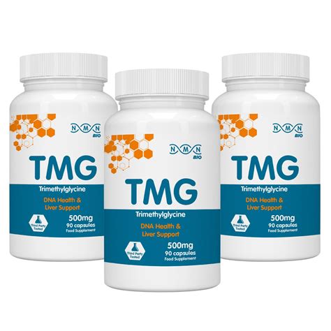 Buy NMN Bio - TMG s - & Liver Support - 500mg - 3 Pack of 90 s Online