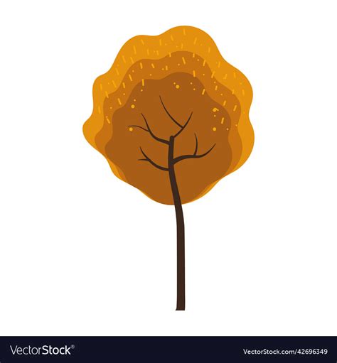 Fall tree Royalty Free Vector Image - VectorStock