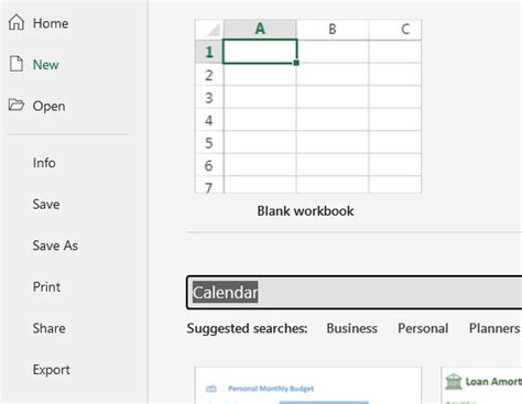 How To Make A Calendar In Excel