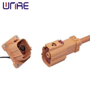 China HV Connector High Voltage Connector 1P Right Angle Socket