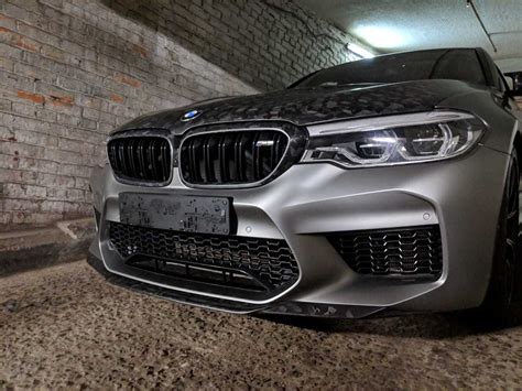 Hodoor Performance Carbon Fiber Lip Competition Front Bumper For BMW M5