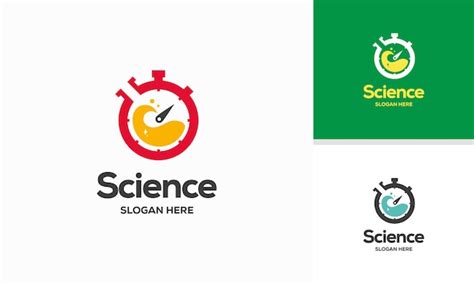 Premium Vector Science Time Logo Designs Concept Vector Laboratory