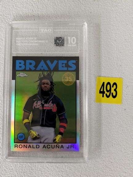 Topps Chrome Ronald Acuna Bc Tag South Auction