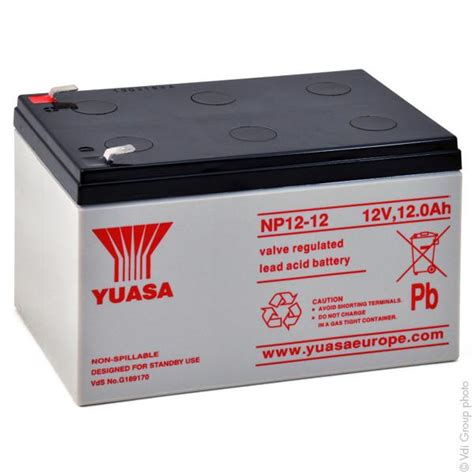 Batterie Plomb Agm Yuasa Np V Ah F